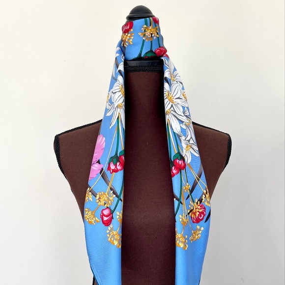 Salvatore Ferragamo Silk Scarf - Picture 8 of 15